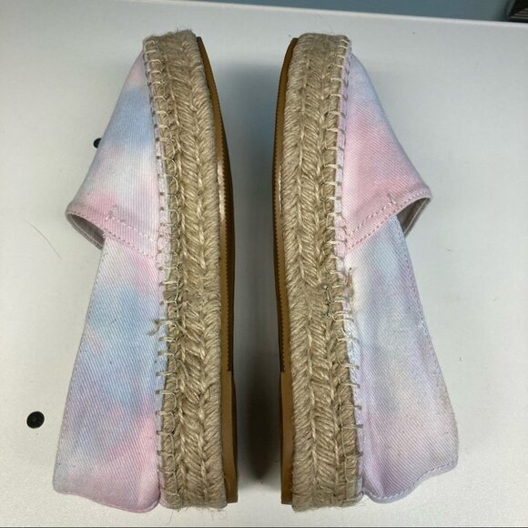 SPLENDID Sz 8.5 Laney Pastel Tie Dye Espadrilles - Picture 6 of 12
